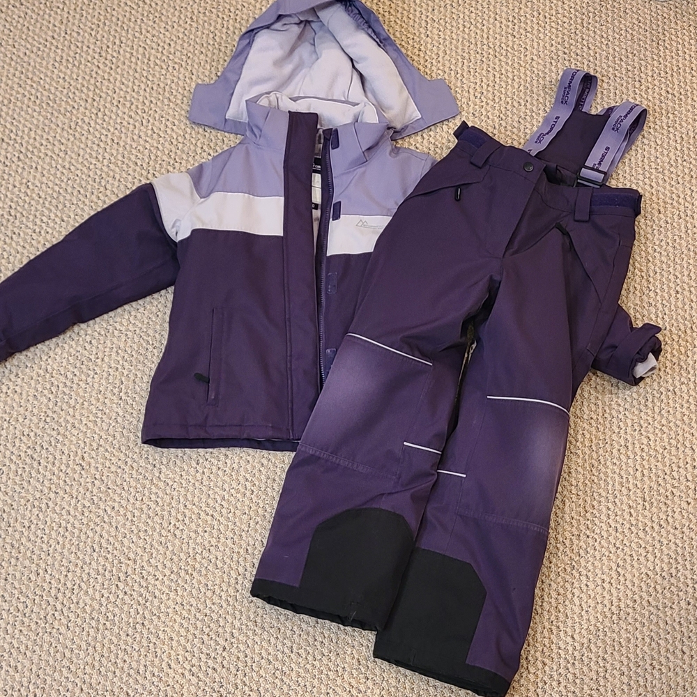 Sunice Lavender and Dark Purple Ski Jacket And Snowpants